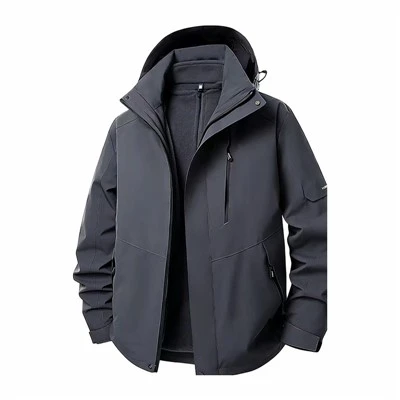 Fleece{0}}vuorattu tekninen takki